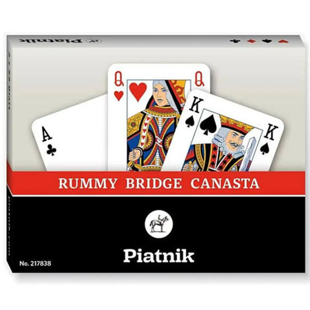imagen de Standard Römi carta, paquete doble 2x55 cartas - Piatnik 1