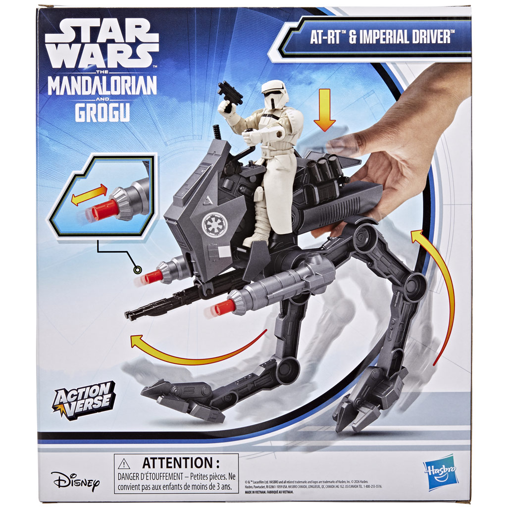 imagen de Star Wars ActionVerse AT-RT Imperial Driver set de juego - Hasbro 3
