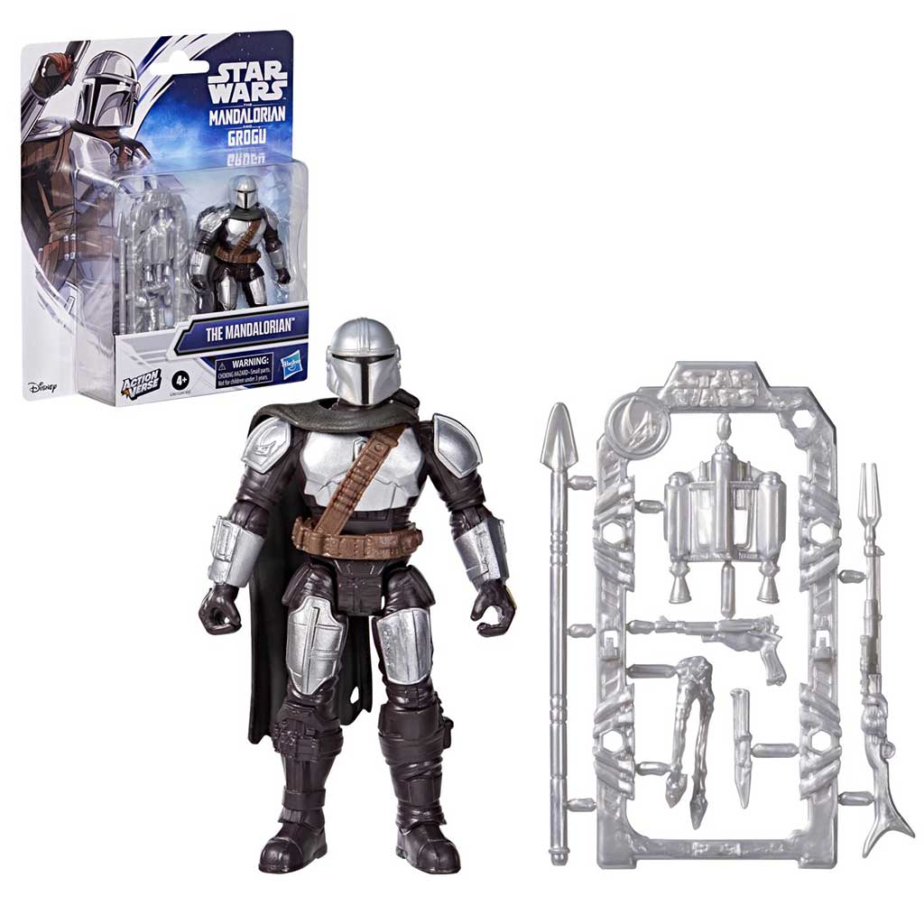 imagen de Star Wars: ActionVerse figura de 11 cm de The Mandalorian con accesorios - Hasbro 2