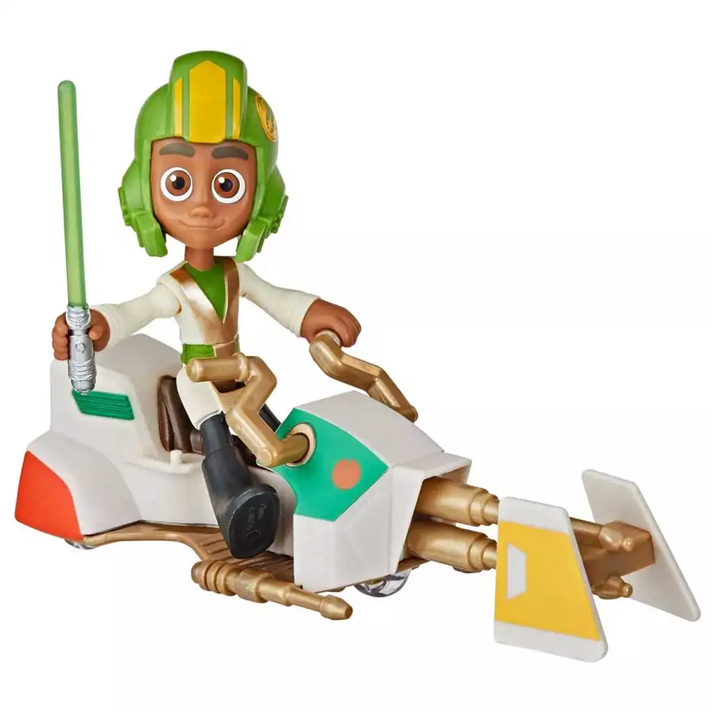 imagen de Star Wars: Aventuras de los Jóvenes Jedi - Set de Figuras de Kai Brightstar con Carro 7,5cm - Hasbro 4
