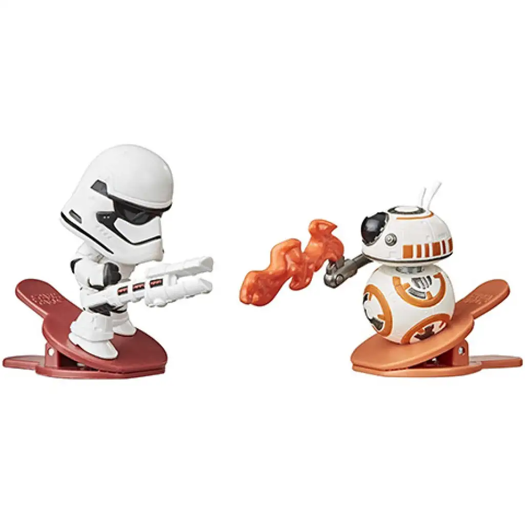 imagen de Star Wars Battle Bobblers BB-8 vs Stormtrooper figura con pinza - Hasbro 2