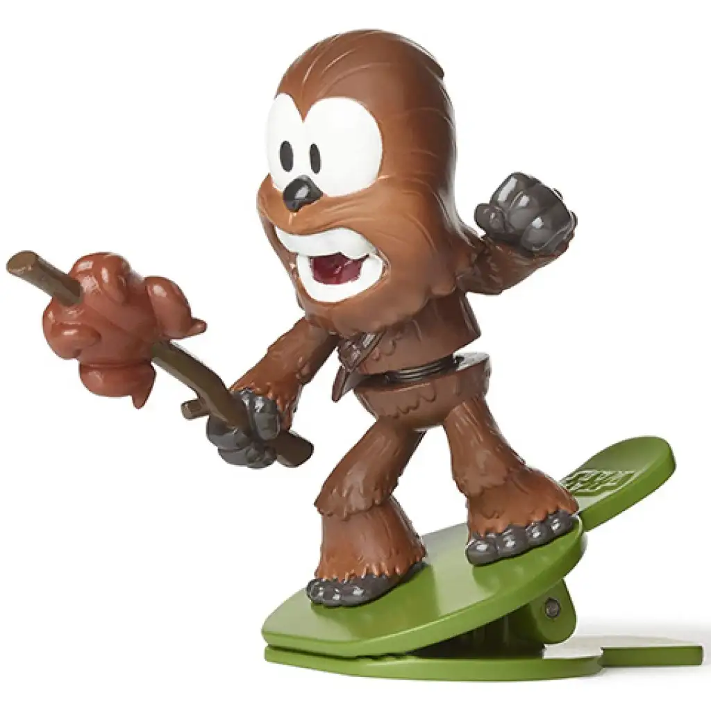 imagen de Star Wars Battle Bobblers Porgs vs Chewie figura con pinza - Hasbro 3