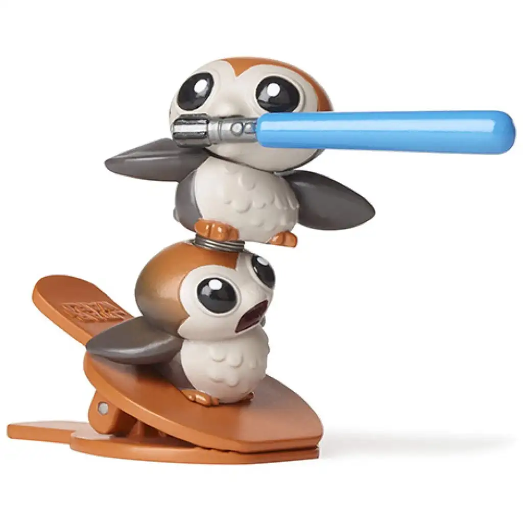 imagen de Star Wars Battle Bobblers Porgs vs Chewie figura con pinza - Hasbro 4
