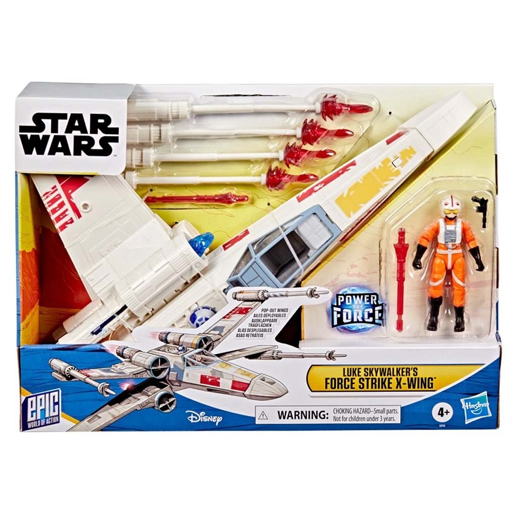 imagen de Star Wars: Epic World of Action Luke Skywalker Fuerza de Ataque X-Wing - Hasbro 1