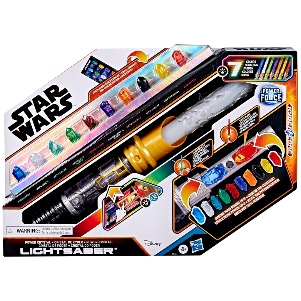 imagen de Star Wars Power Crystal sable de luz con cristal de energía - Hasbro 1