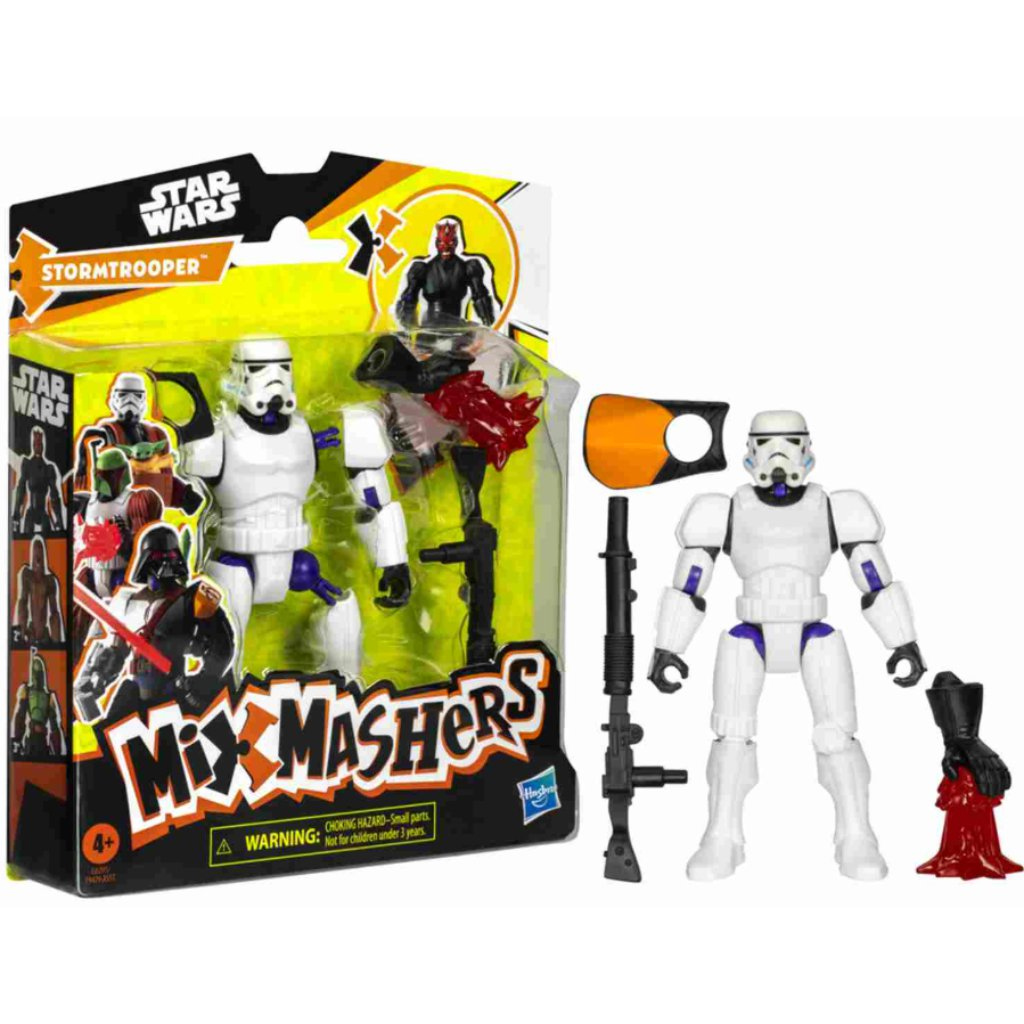 imagen de Star Wars: Set de figura de Stormtrooper Mix Mashers con accesorios – Hasbro 1
