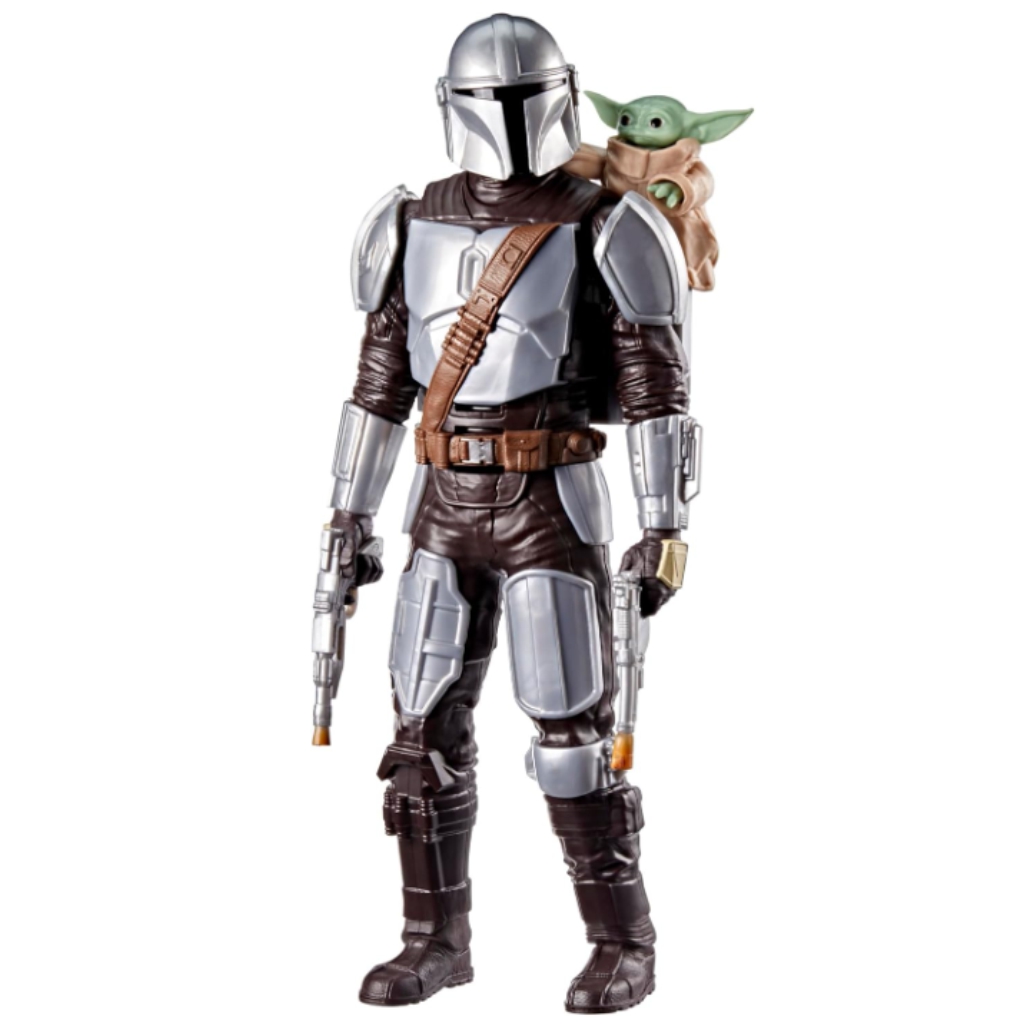 imagen de Star Wars: Set de figuras de acción de Mandalorian y Grogu con sonido - Hasbro 2