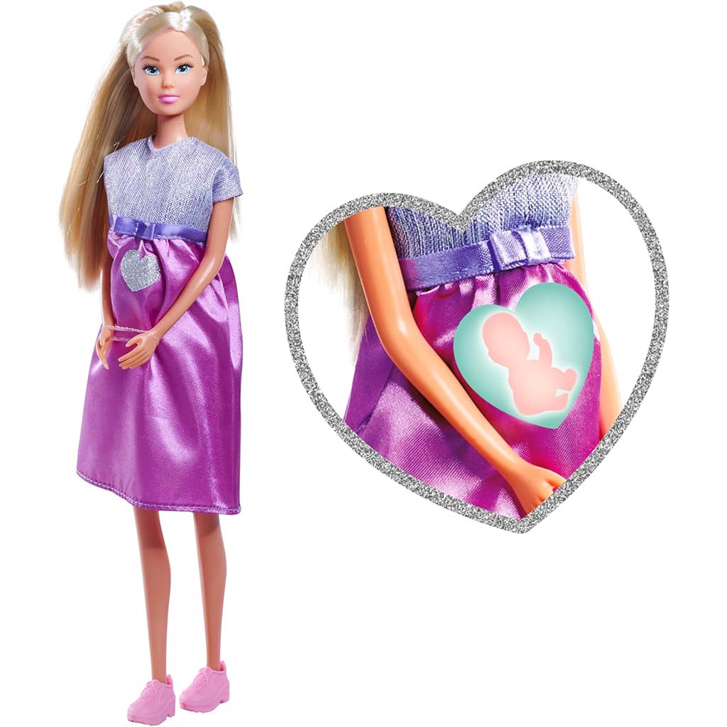 imagen de Steffi Love: Bienvenida Bebé Steffi muñeca embarazada - Simba Toys 2