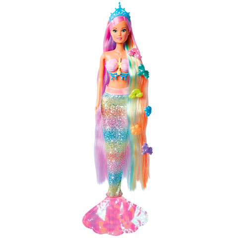 imagen de Steffi Love: Muñeca sirena arcoíris - Simba Toys 2
