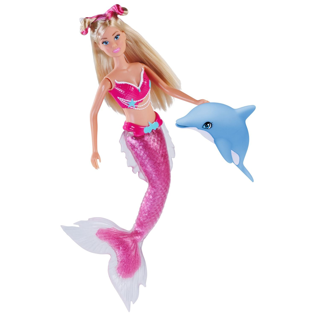 imagen de Steffi Love: Muñeca sirena con cola suave - Simba Toys 2