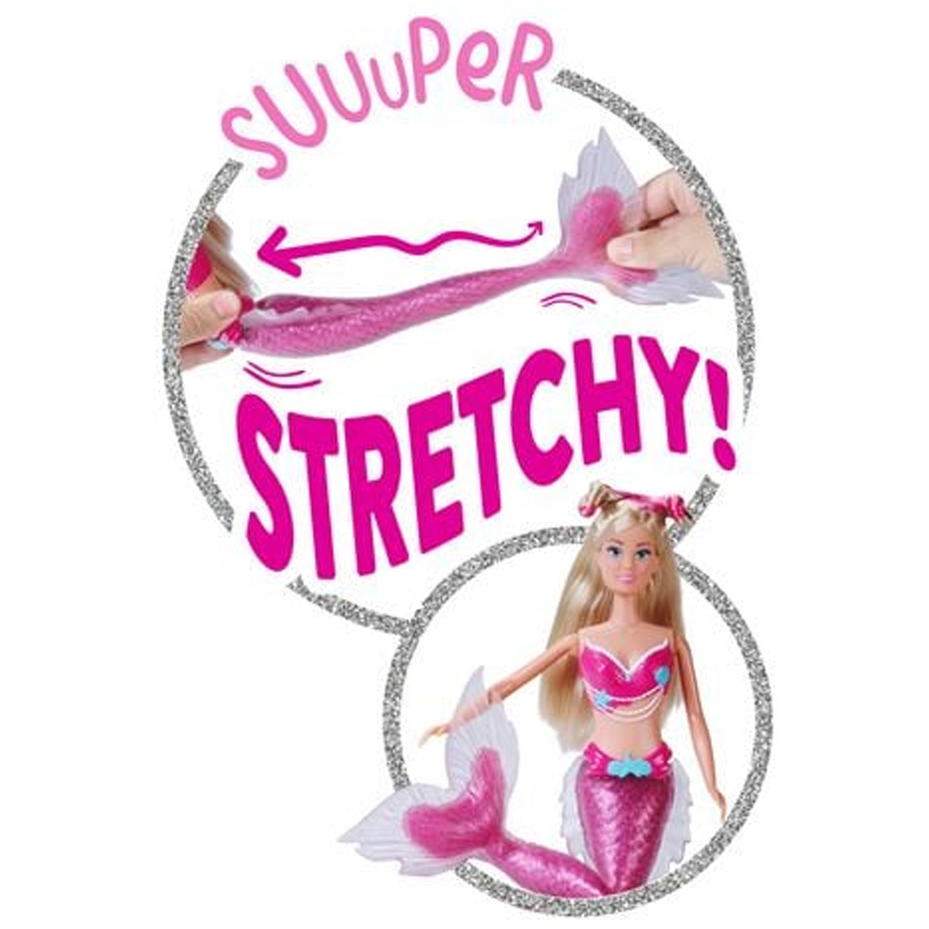 imagen de Steffi Love: Muñeca sirena con cola suave - Simba Toys 3