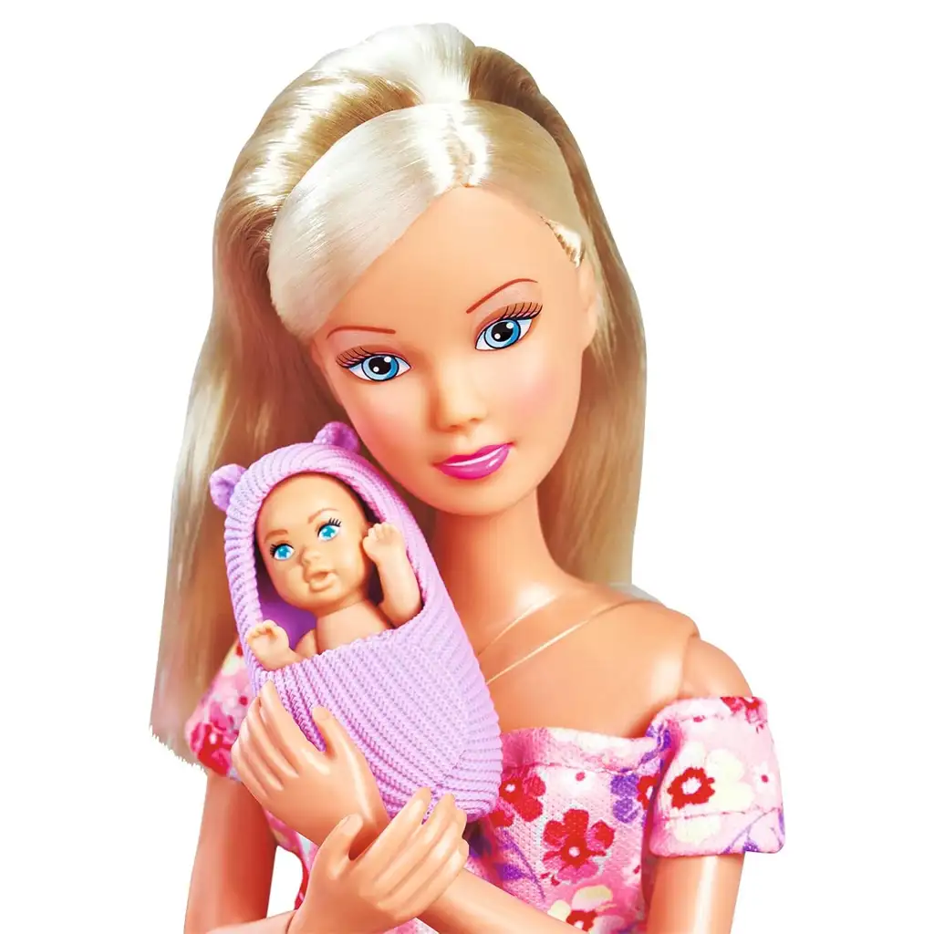 imagen de Steffi Love: Steffi muñeca embarazada con cuna y accesorios - Simba Toys 3