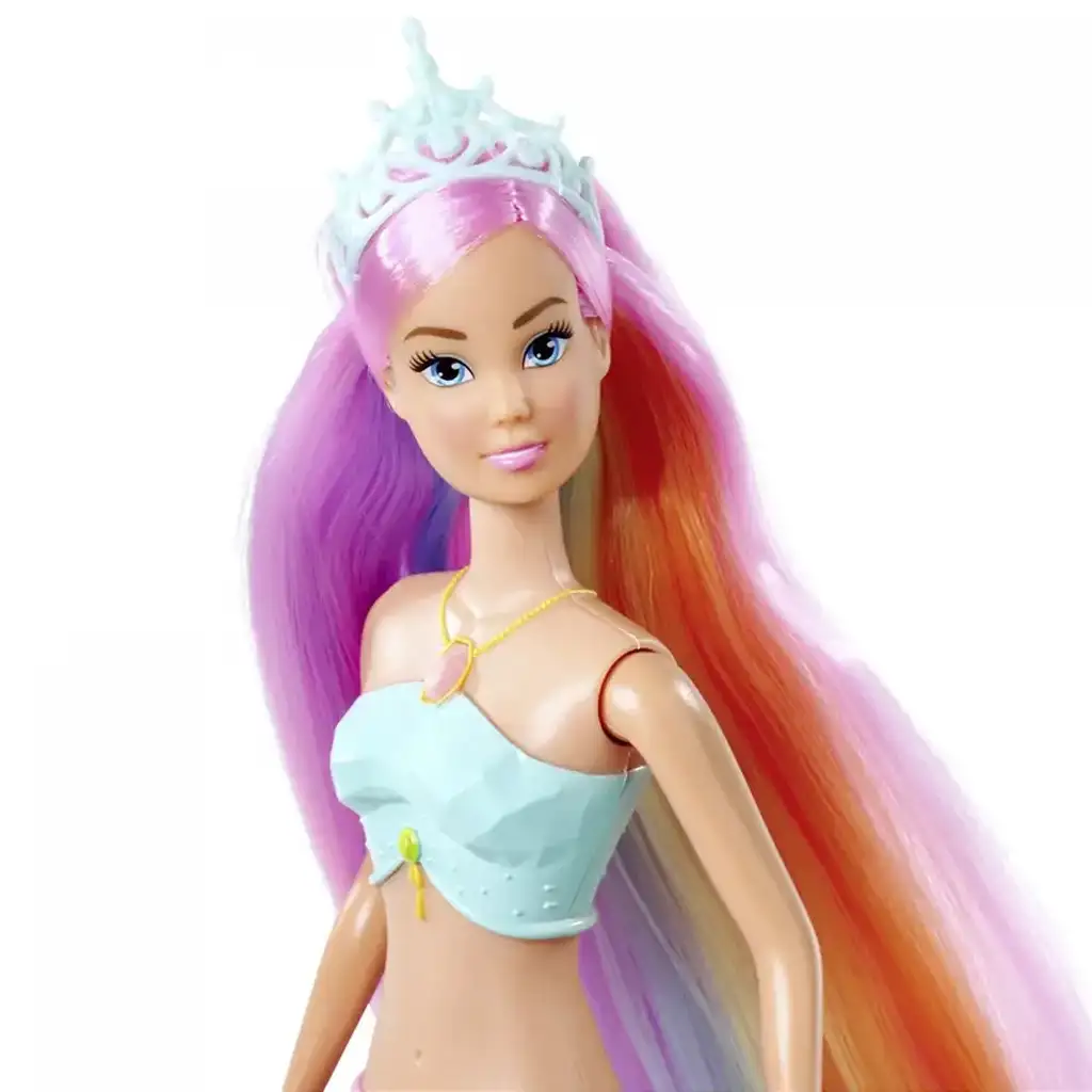 imagen de Steffi Love: Steffi sirena mágica de arcoíris con cola iluminada - Simba Toys 4