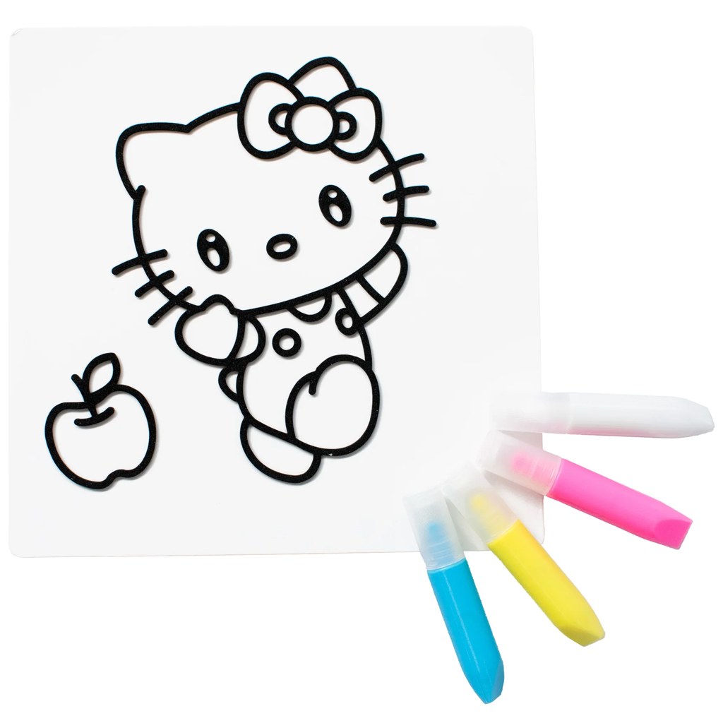 imagen de Sticker Art: Set de pegatinas para colorear de Hello Kitty varios 1ud - Comansi 3