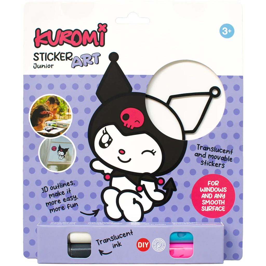 imagen de Sticker Art: Set de pegatinas para colorear de Hello Kitty varios 1ud - Comansi 4