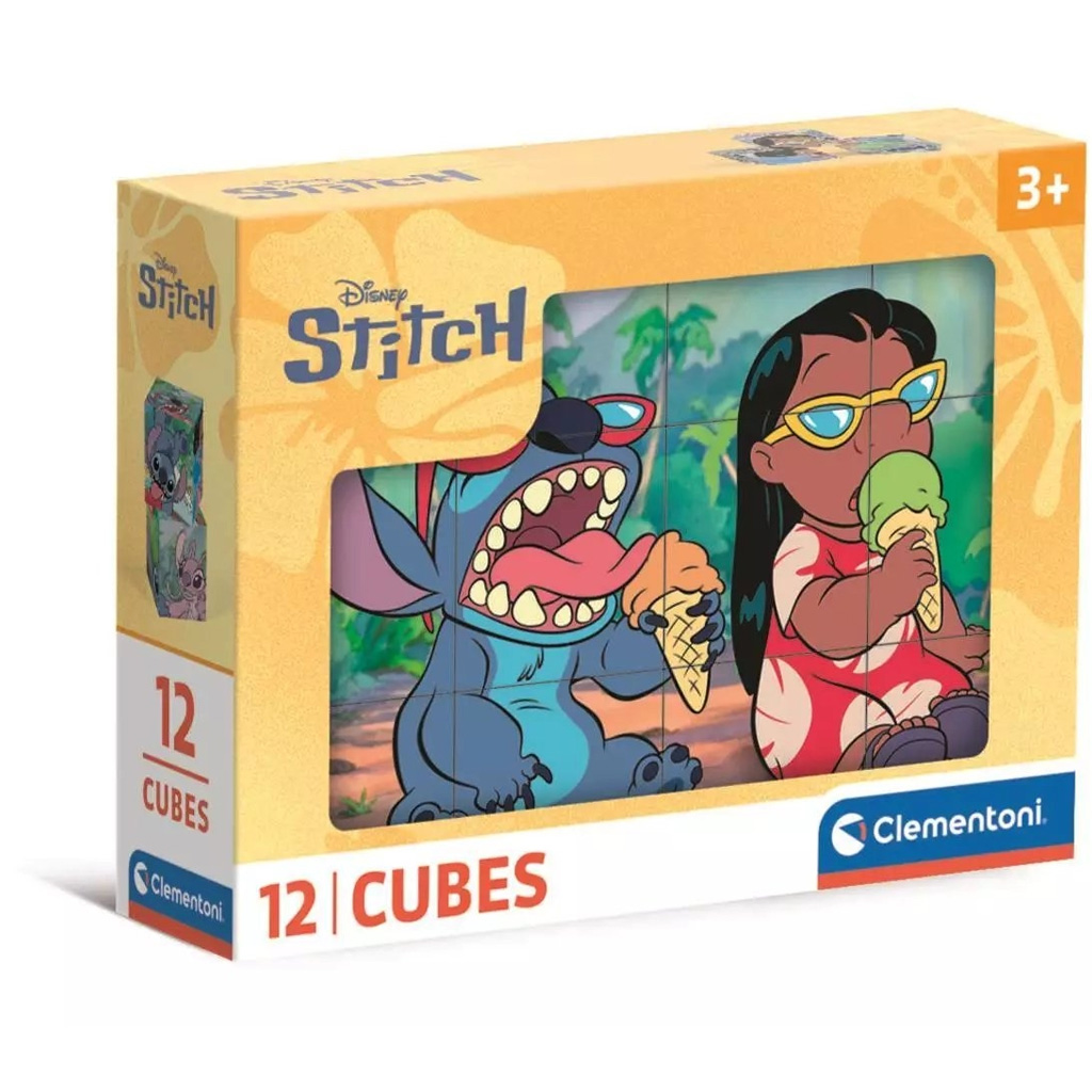 imagen de Stitch 12 piezas de bloques de cuentos - Clementoni 1