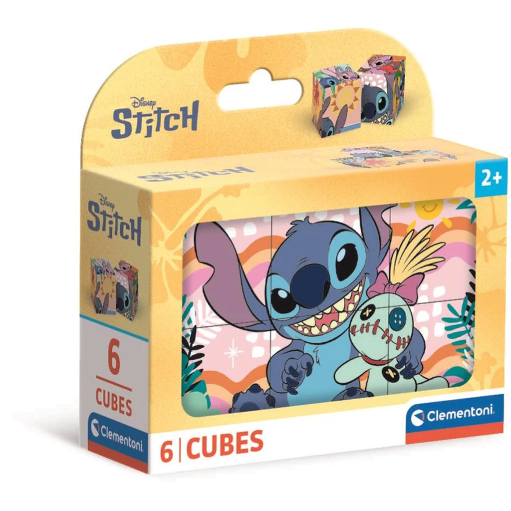 imagen de Stitch 6 piezas de cubos de cuentos - Clementoni 1