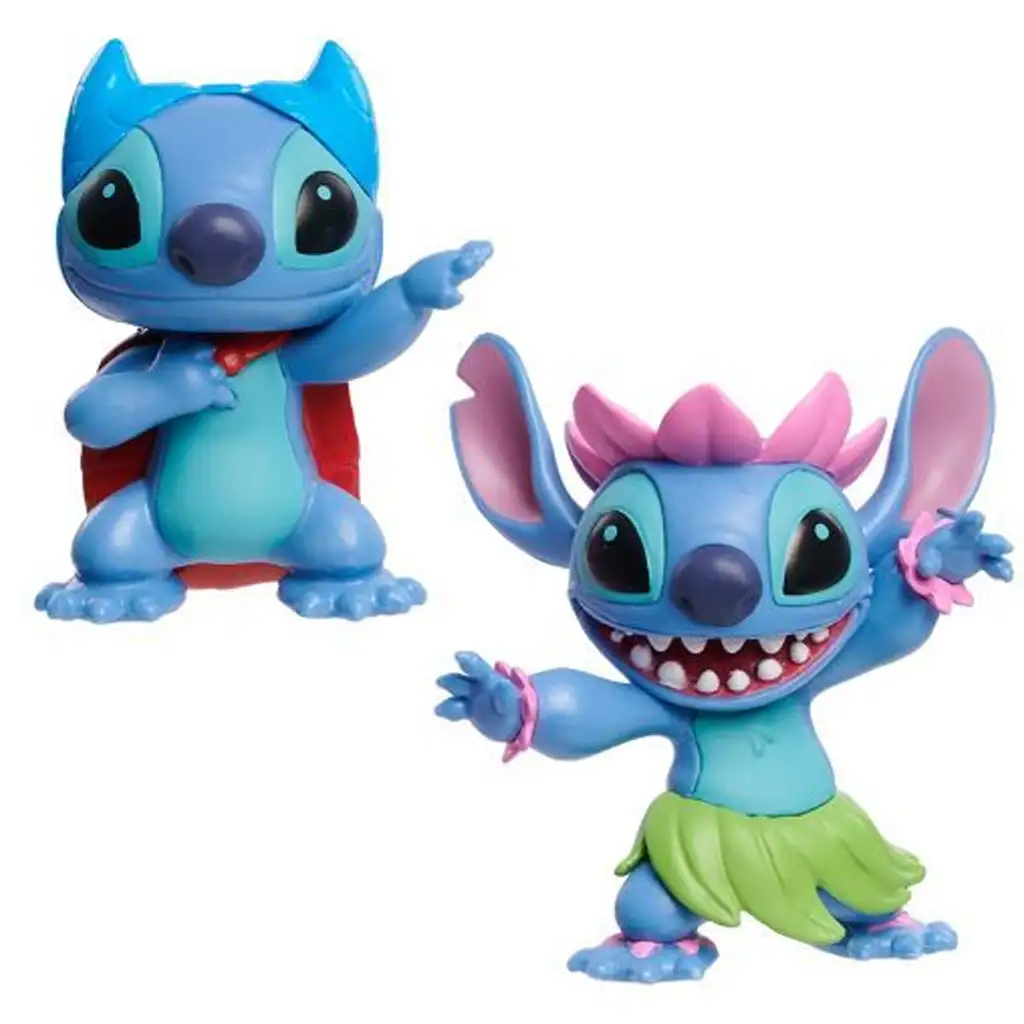 imagen de Stitch y Angel: Set de figuras de baile hula de 2 piezas 2