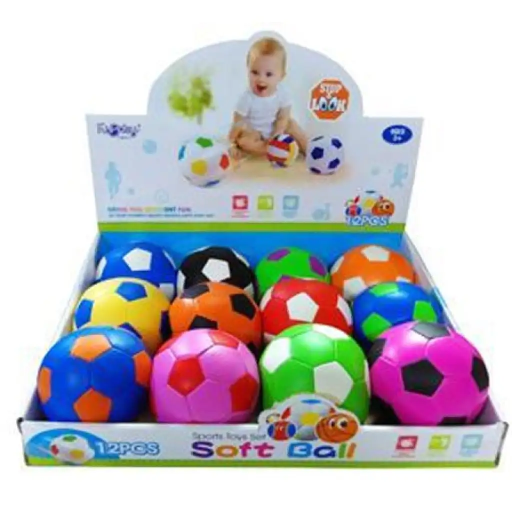 imagen de Stop & Look: Pelota de softball de 10 cm en varios colores 1