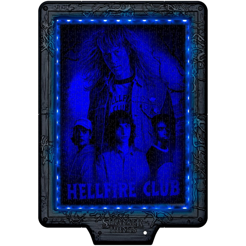 imagen de Stranger Things – La Maldición de Vecna 520 piezas puzzle con marco y luz LED RGB – Clementoni 3
