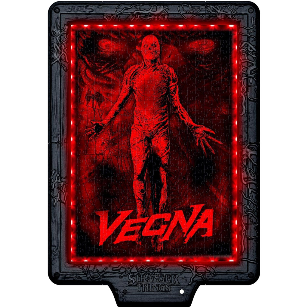 imagen de Stranger Things – La Maldición de Vecna 520 piezas puzzle con marco y luz LED RGB – Clementoni 4