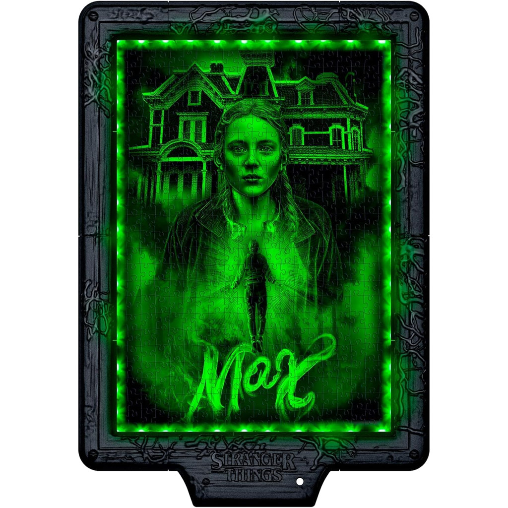 imagen de Stranger Things – La Maldición de Vecna 520 piezas puzzle con marco y luz LED RGB – Clementoni 5