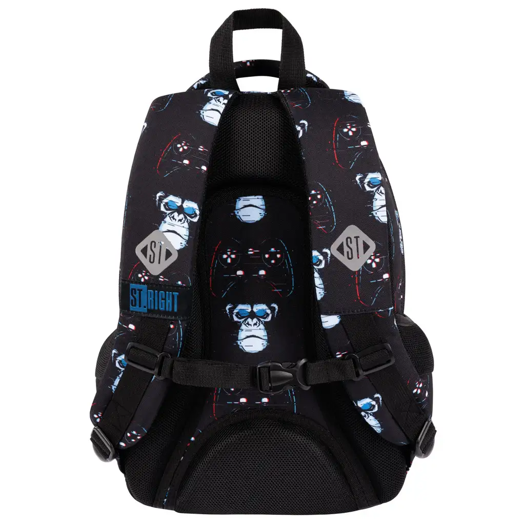 imagen de St.Right Blue Gamer mochila ergonómica, mochila BP26 39x27x17cm 2