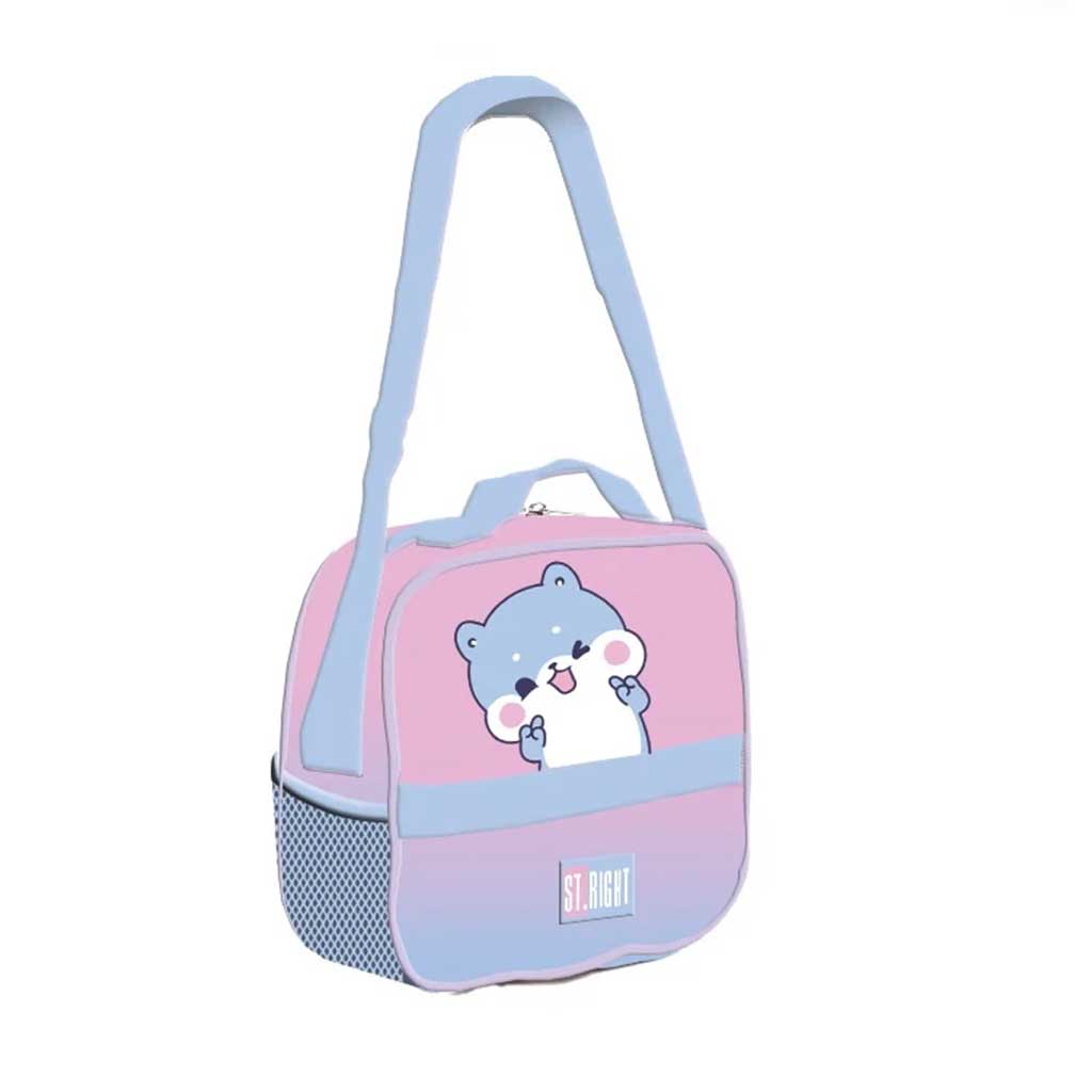 imagen de St.Right Blue Hamster bolsa de almuerzo LB01 20x22x11cm 1