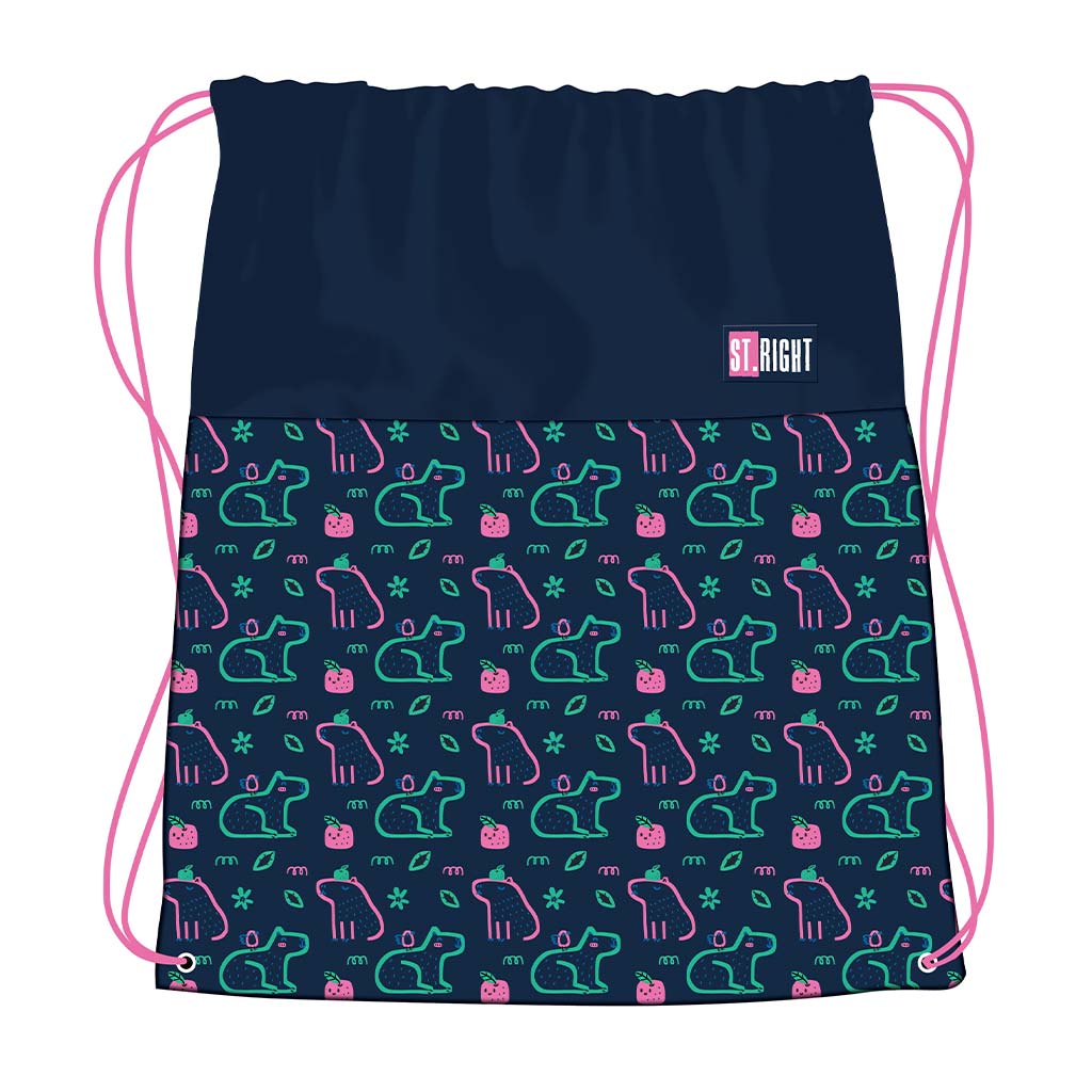 imagen de St.Right Capybara mochila de deporte, bolsa de deporte 43x34cm 1