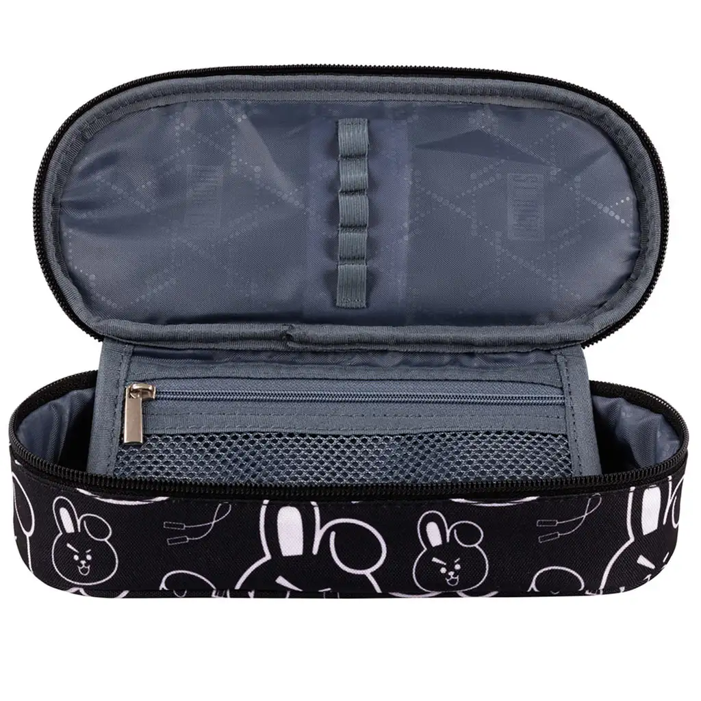 imagen de St.Right: Clever Bunny estuche ovalado de conejito en color negro 23cm 2