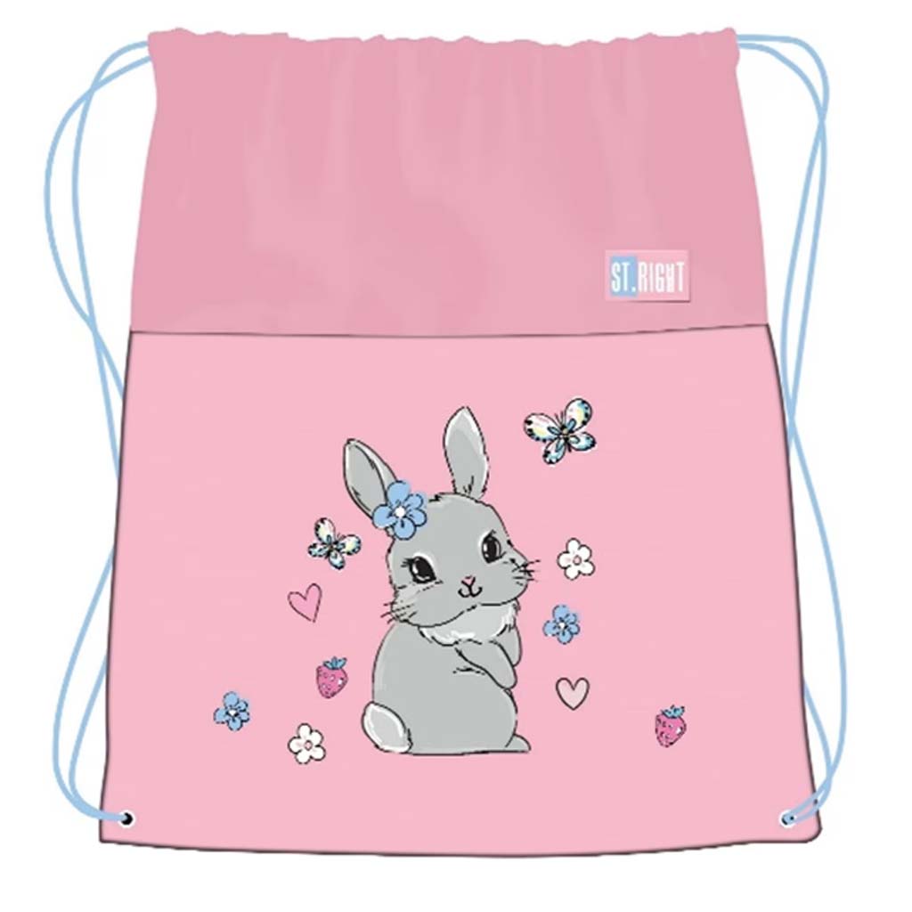imagen de St.Right Cute Rabbit mochila de deporte, bolsa de deporte 43x34cm 1