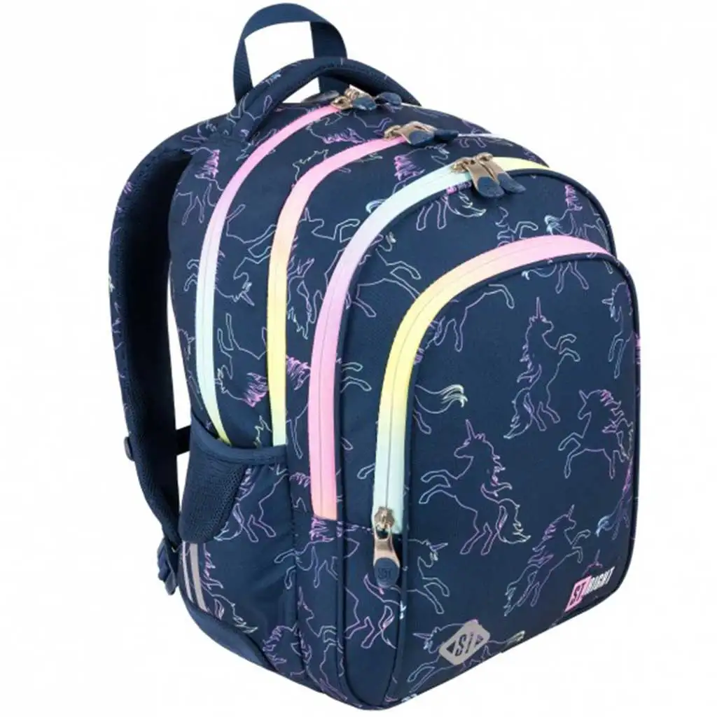 imagen de St.Right: Dream Unicornio mochila escolar de cuatro compartimentos, mochila 2