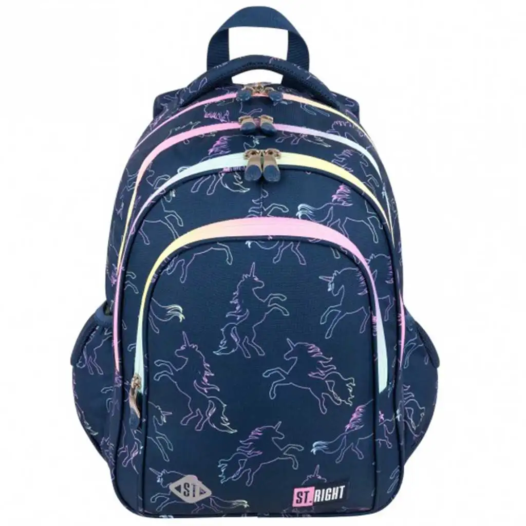 imagen de St.Right: Dream Unicornio mochila escolar de cuatro compartimentos, mochila 1
