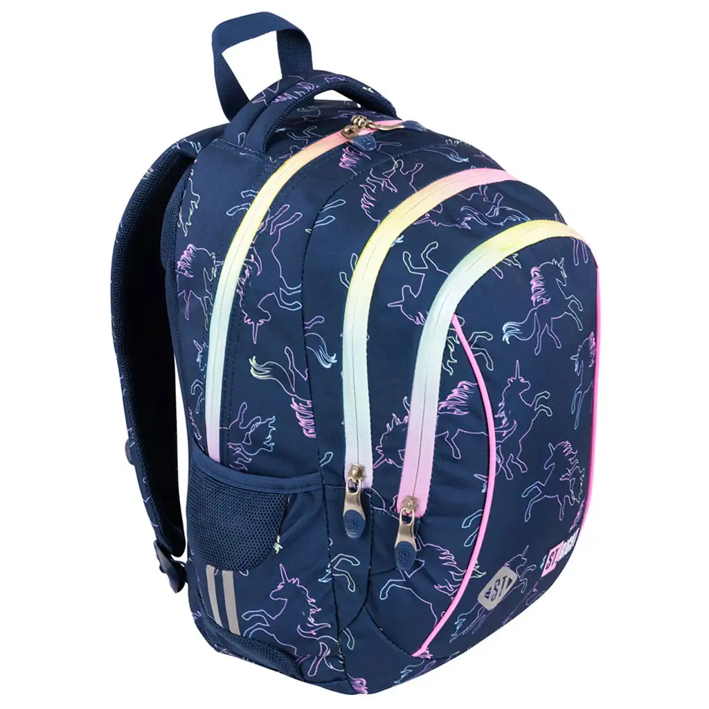 imagen de St.Right Dream unicornio mochila escolar de tres compartimentos, mochila 39x27x17cm 2