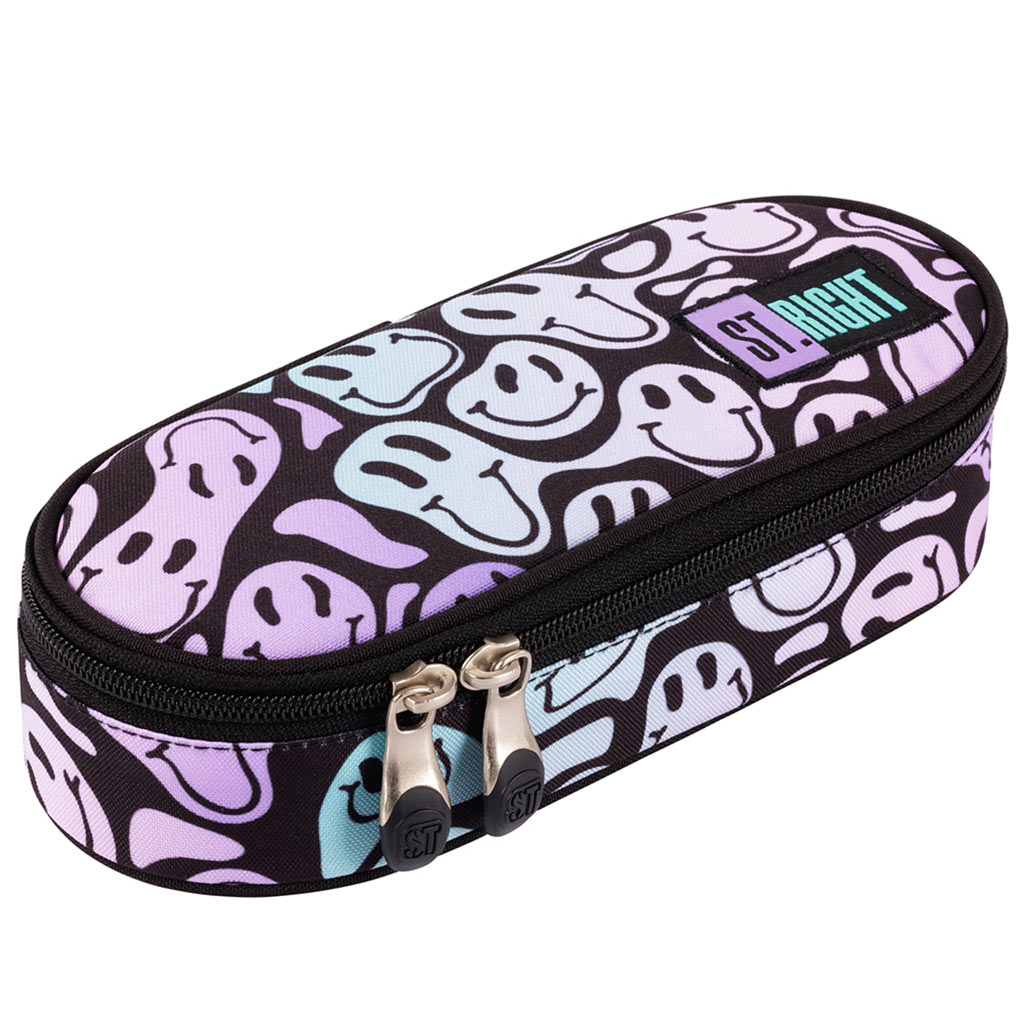 imagen de St.Right: Estuche ovalado Crazy Face 23cm 1