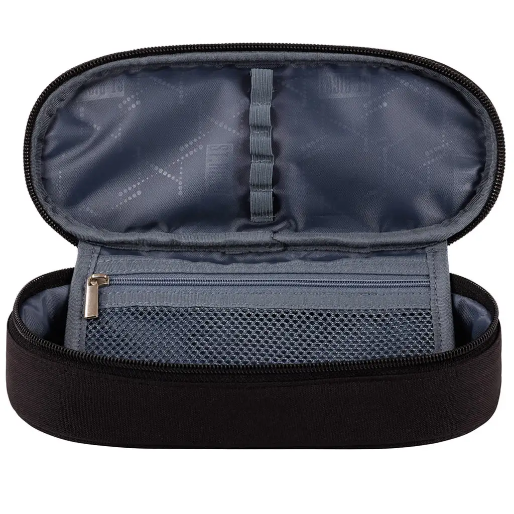 imagen de St.Right: Estuche ovalado de gatos negros en color negro de 23 cm 2