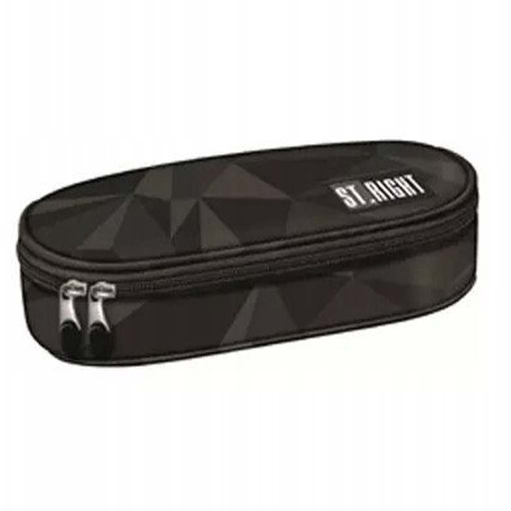 imagen de St.Right Estuche ovalado negro PC01 23x9,5x6cm 2