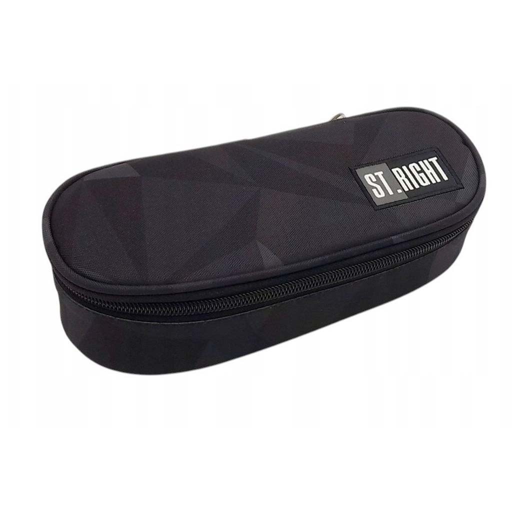 imagen de St.Right Estuche ovalado negro PC01 23x9,5x6cm 1