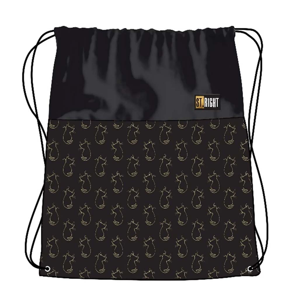 imagen de St.Right Golden Cats mochila de deporte, bolsa de deporte 43x34cm 1