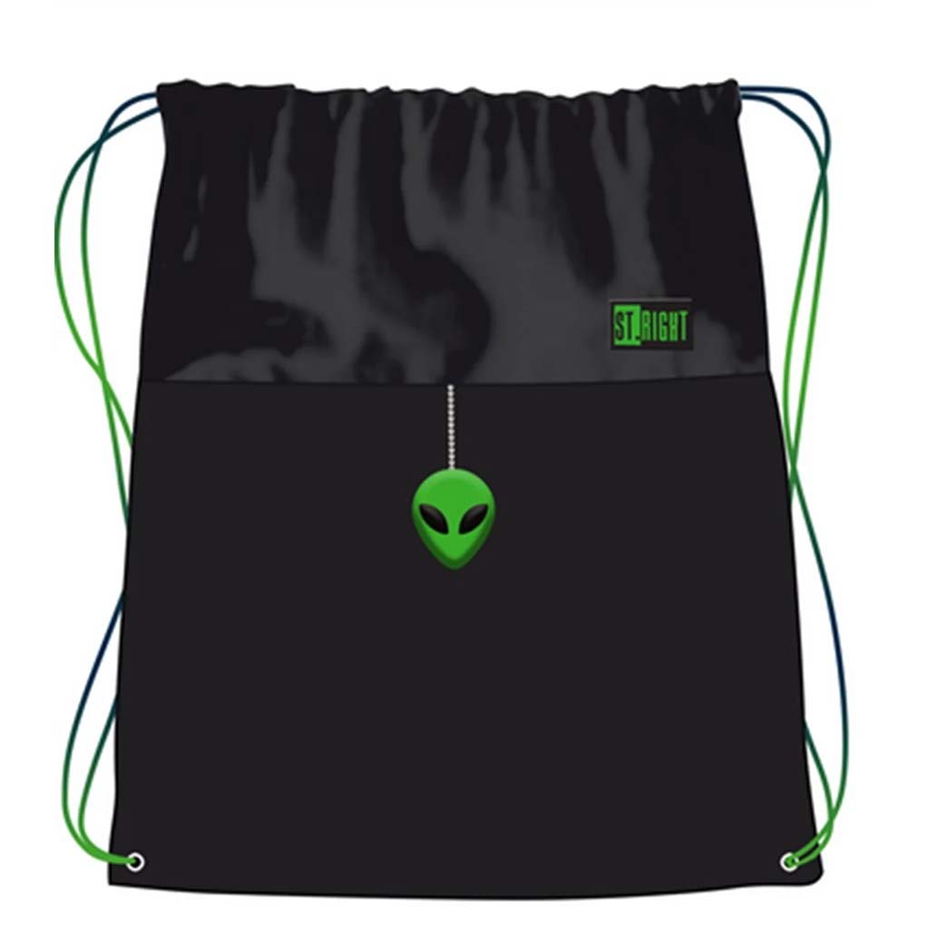 imagen de St.Right Green Power Alien mochila deportiva, bolsa de deporte 43x34cm 1