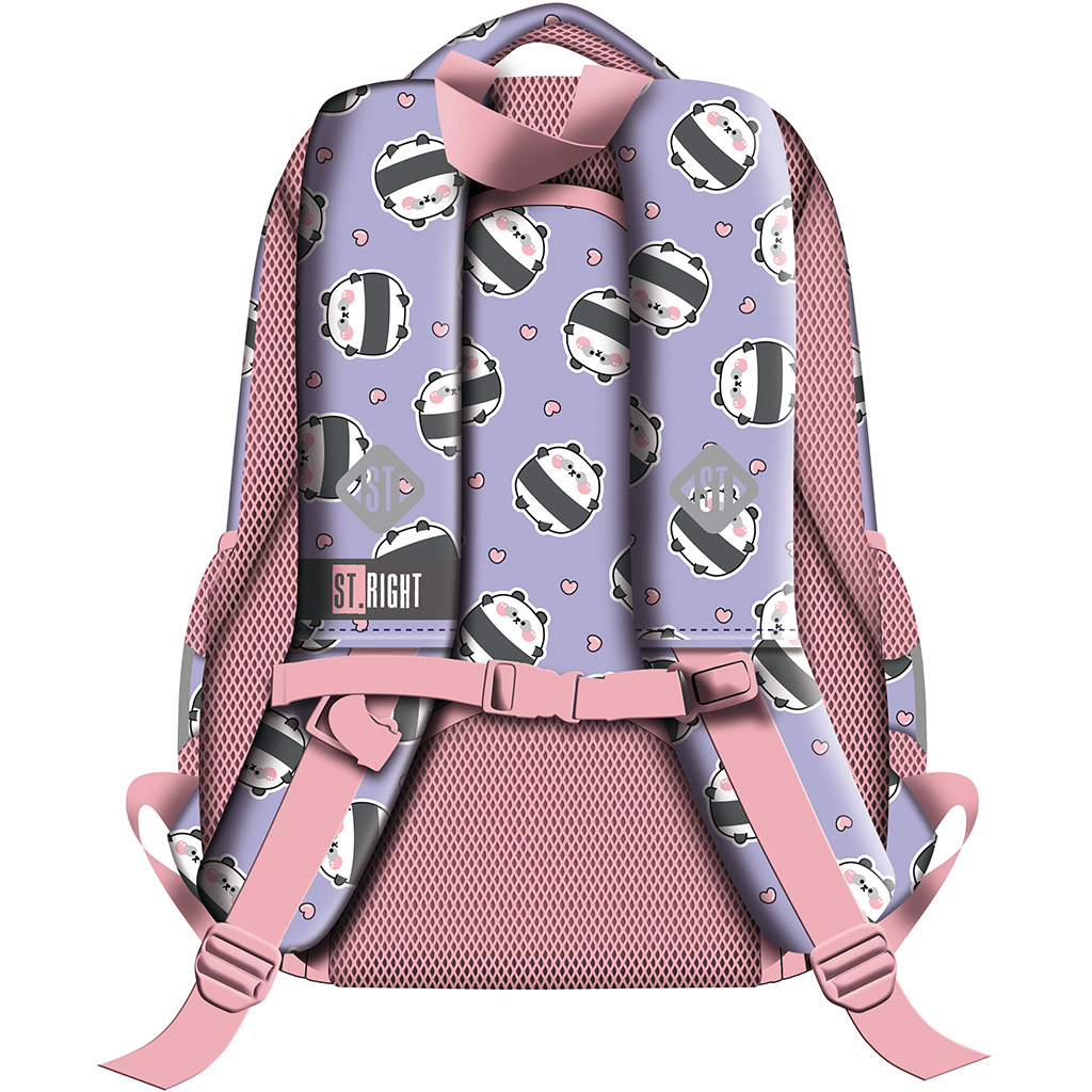 imagen de St.Right Happy panda mochila escolar, mochila BP26 39x27x17cm 2