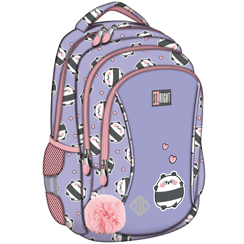 imagen de St.Right Happy panda mochila escolar, mochila BP26 39x27x17cm 1