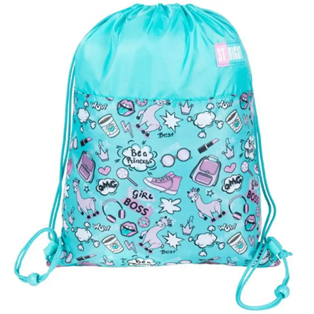 imagen de St.Right Mochila de deporte de lama pastel 1