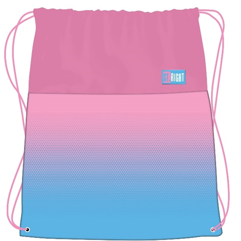 imagen de St.Right Mochila de deporte degradado rosa-azul 34x43cm 1