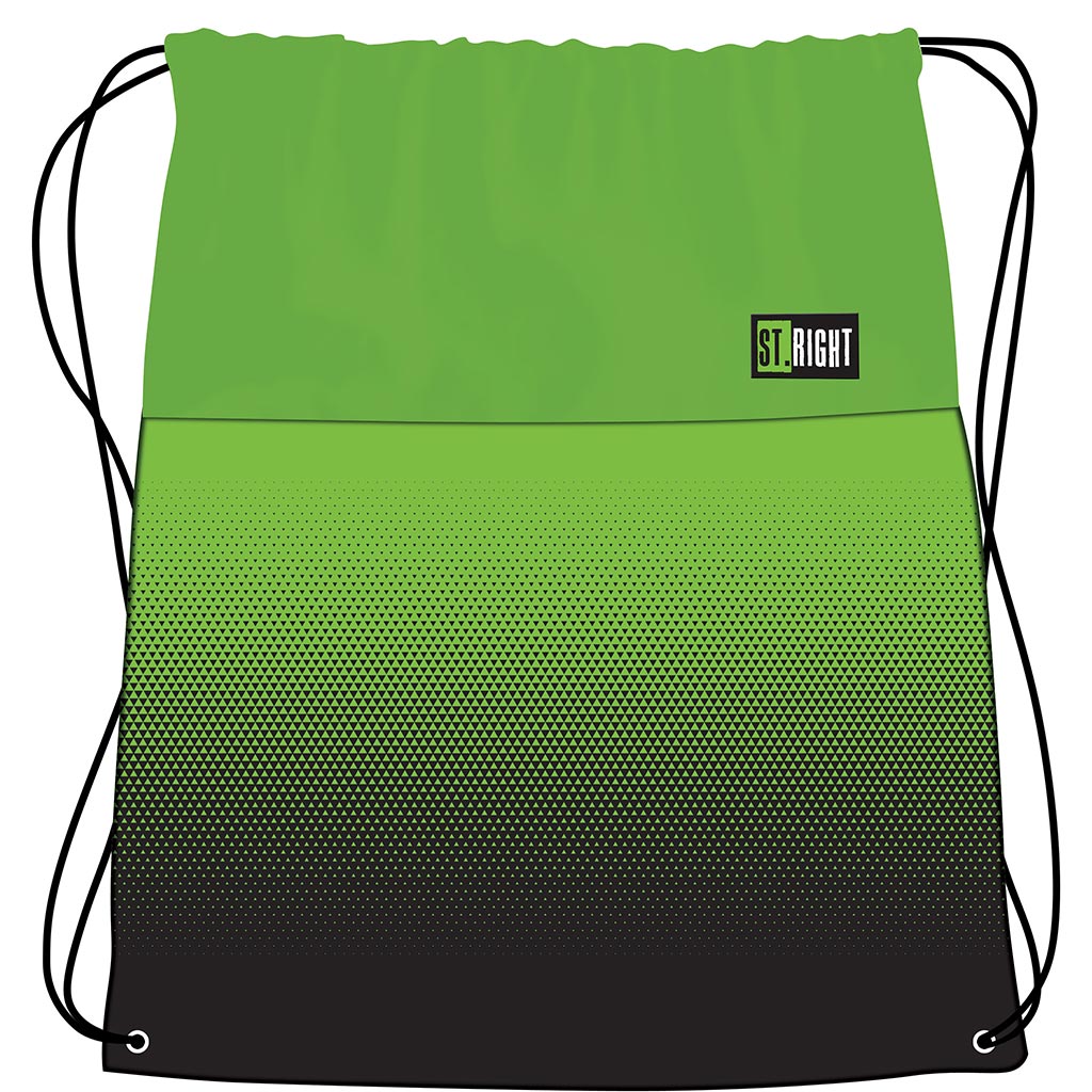 imagen de St.Right Mochila de deporte degradado verde 34x43cm 1
