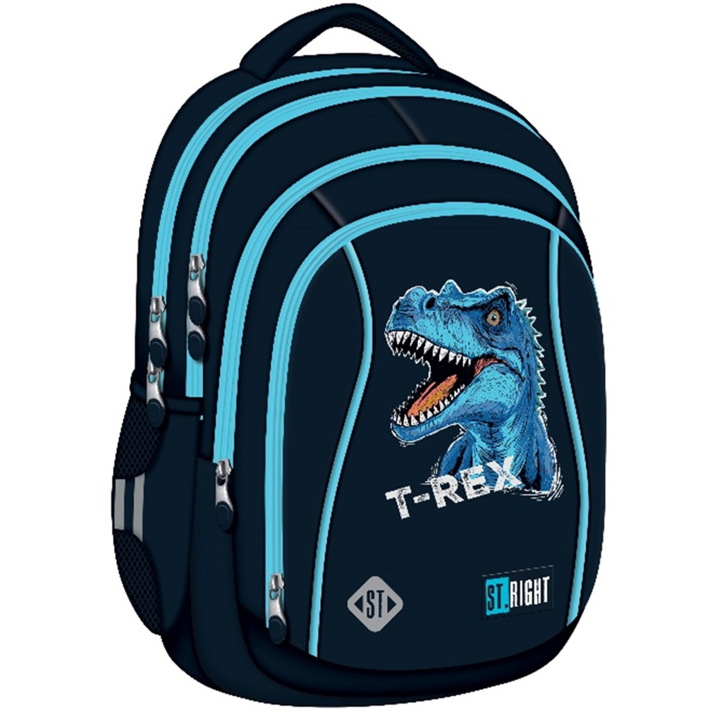 imagen de St.Right Mochila ergonómica T-Rex azul, mochila BP26 39x27x17cm 1