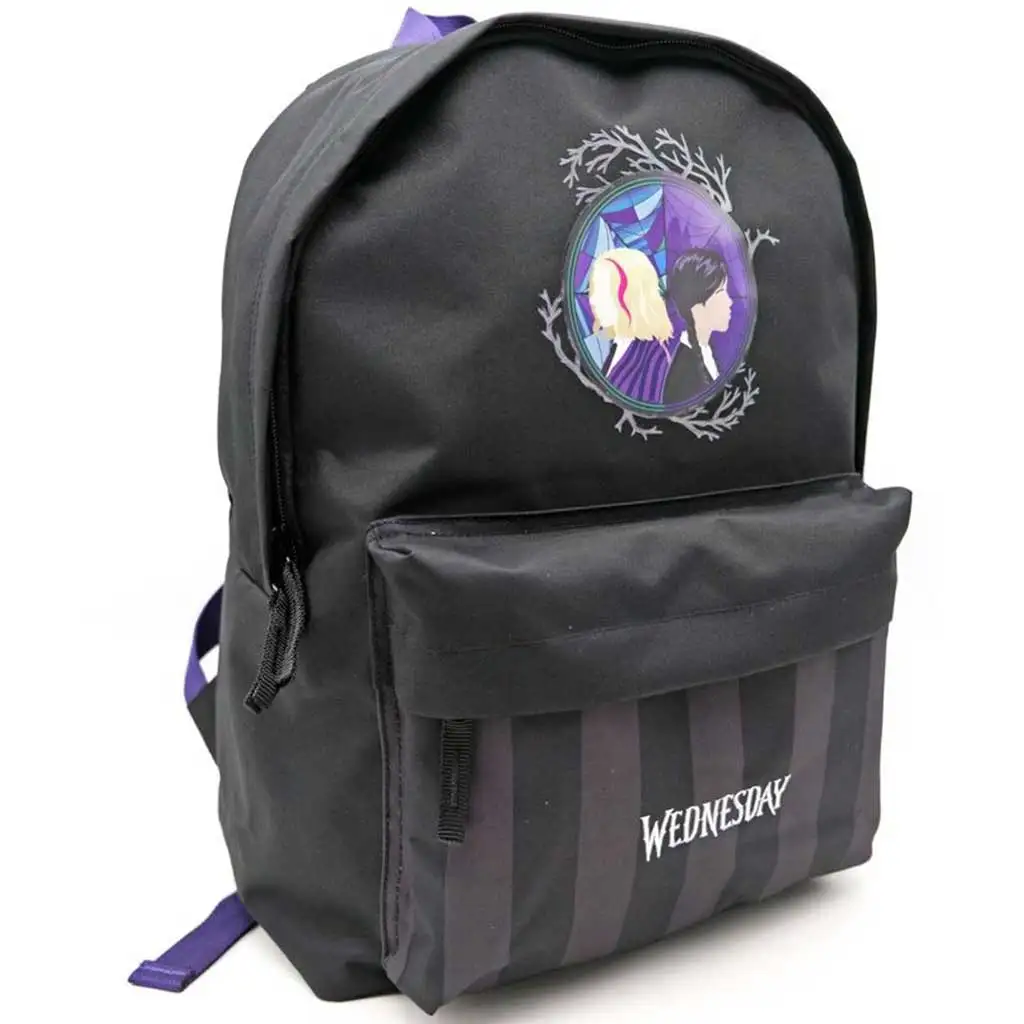imagen de St.Right: Mochila escolar de dos compartimentos Wednesday 40x30x12cm 2