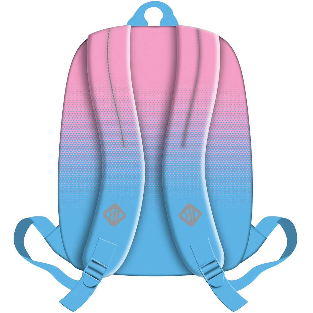 imagen de St.Right Mochila Escolar Gradiente Rosa-Azul BP33 40x31x17 cm 2
