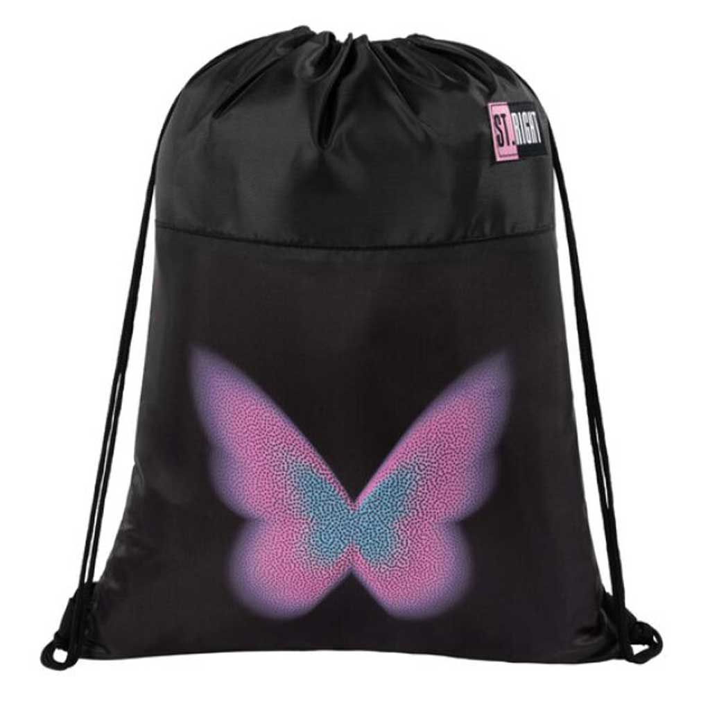 imagen de St.Right Pastel Butterfly mochila, bolsa de deporte 34x43cm 1