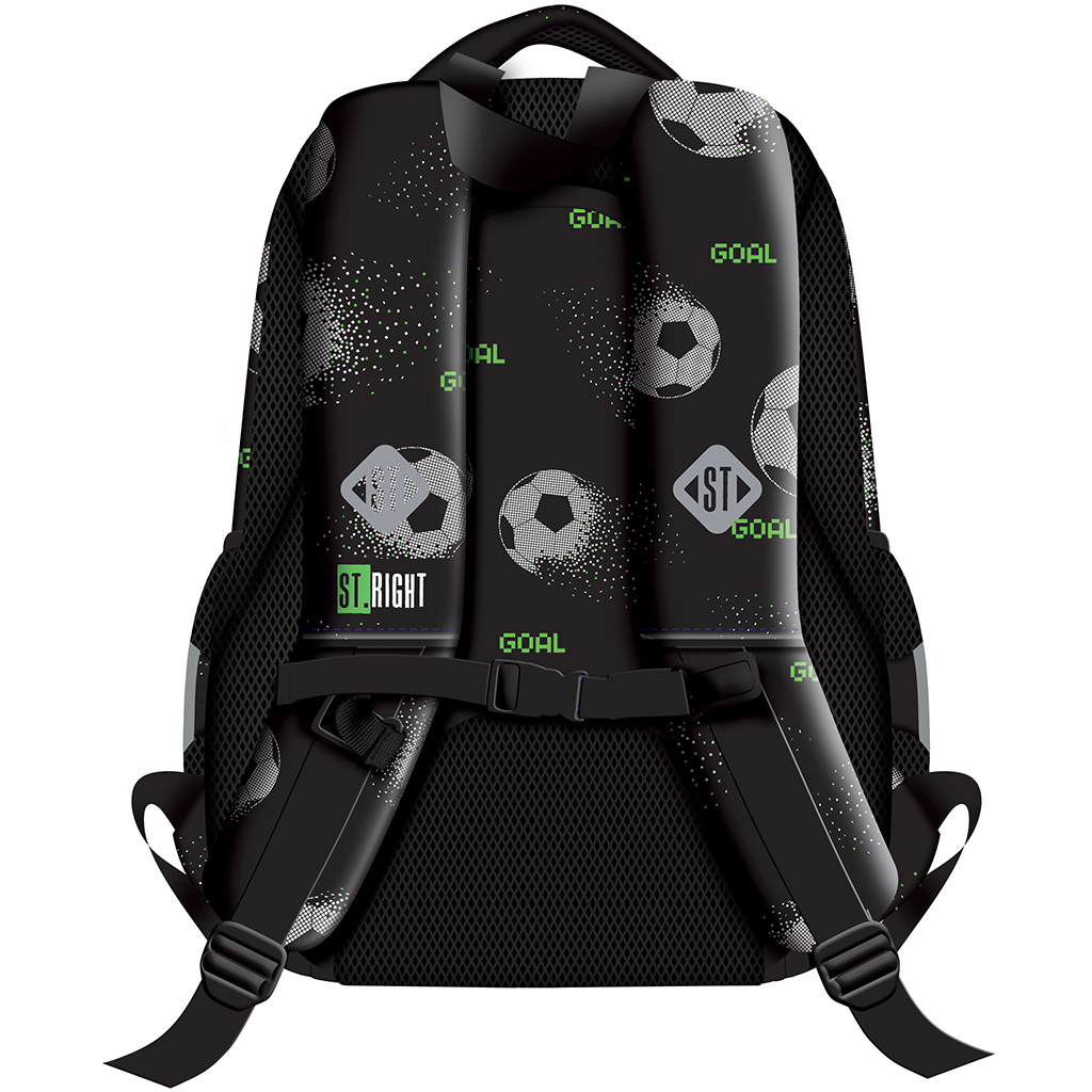 imagen de St.Right Pixel balones mochila escolar de fútbol, mochila BP26 39x27x17cm 2